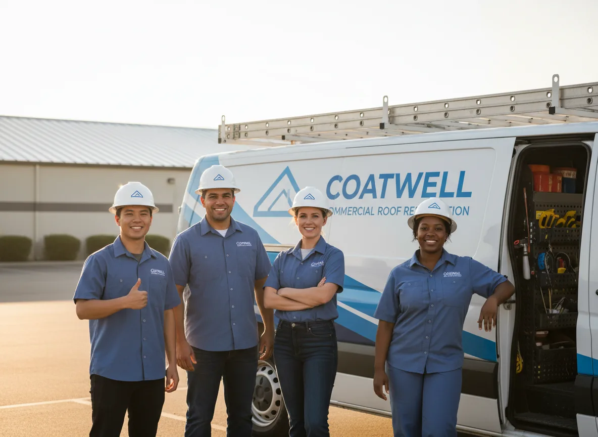 Commercial roof coating company in Marionville, VA
